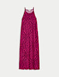 Jersey Printed Midaxi Beach Dress