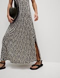 Jersey Printed Midaxi Beach Dress