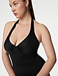 Tummy Control Wired Halterneck Swimsuit D-GG