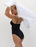 Maillot de bain bandeau effet amincissant ventre plat 360
