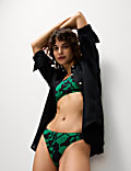 Printed Padded Square Neck Bikini Top