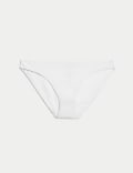 Ribbed High Leg Bikini Bottoms