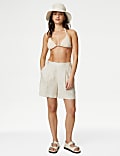 Textured Padded Triangle Bikini Top