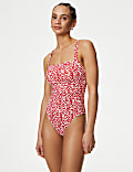 2pk Tummy Control Square Neck Swimsuits