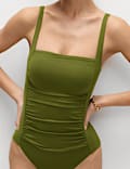 360 Tummy Control Padded Square Neck Swimsuit