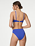 Twist Front High Leg Bikini Bottoms