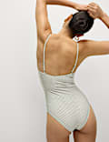 Printed Square Neck Swimsuit