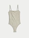 Printed Square Neck Swimsuit