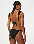 Ruffle Plunge Bikini Top