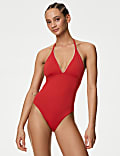 Halterneck Plunge Swimsuit