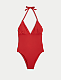 Halterneck Plunge Swimsuit