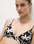 Bas de bikini &eacute;chancr&eacute; avec imprim&eacute;