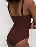 Textured Square Neck Swimsuit