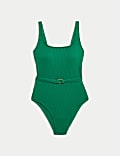 Post surgery Tummy Control Belted Swimsuit