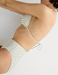 Printed Halterneck Triangle Bikini Top