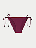 Knot Detail Tie Side Bikini Bottoms
