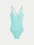 Plunge V-Neck Swimsuit