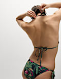 Printed Tie Side Bikini Bottoms