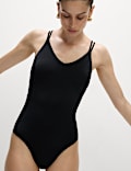 Back Detail Plunge Swimsuit
