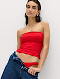 Square Neck Tummy Control Ruched Tankini