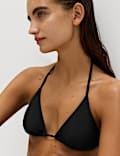 Padded Halterneck Triangle Bikini Top