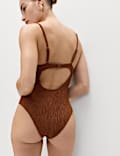 Textured Wired Swimsuit (A-DD)