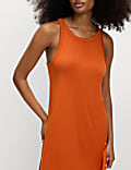 Jersey Racerback Mini Swing Beach Dress