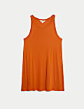 Jersey Racerback Mini Swing Beach Dress