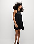 Jersey Racerback Mini Swing Beach Dress