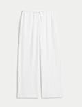 Pure Cotton Drawstring Trousers