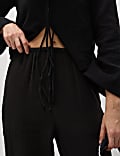 Pantalon 100 % coton avec cordon