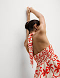 Pure Cotton Printed Crop Beach Top