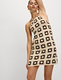 Halter Neck Mini Beach Dress