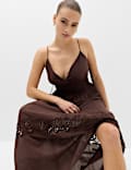 Pure Cotton Lace Insert Beach Dresses