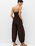 Cotton Rich Lace Balloon Jumpsuit