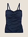 Tummy Control Bandeau Tankini Top