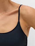 Scoop Neck Cropped Bikini Top