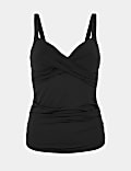 Tummy Control Plunge Tankini Top