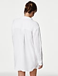 Pure Cotton Textured Beach Shirt