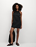 Halter Neck Mini Swing Dress