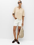 Oversized Shirt with Linen