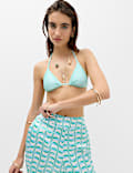 Satin Printed Palazzo Beach Trousers