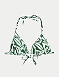 Printed Triangle Bikini Top