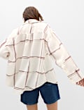 Pure Linen Checked Shirt