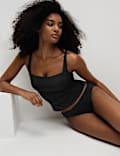Bikinihose mit Rollrand
