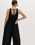 Linen Rich Volume Jumpsuit