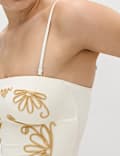 Cornelli Padded Bandeau Swimsuit