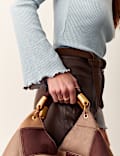Cotton Rich Crew Neck Top