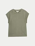 Pure Cotton Sleeveless Sweatshirt