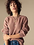 Cotton Rich Oversized Sweatshirt